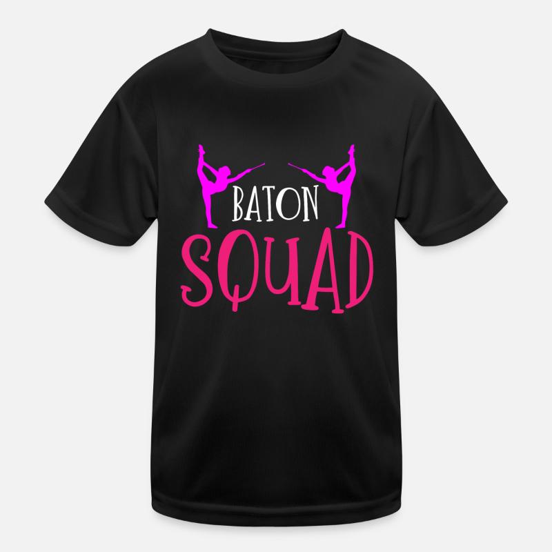 Baton Twirler, Baton Twirling, Gymnastik Kinder Funktions-T-Shirt