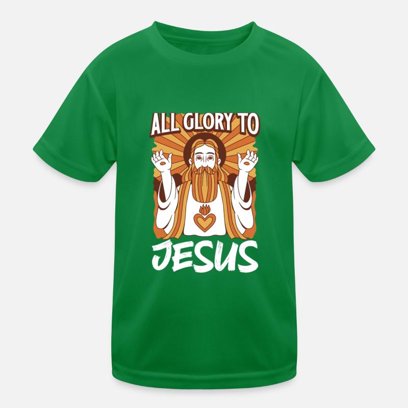 Jesus Christianity God Praying Prayer Pastor Kinder Funktions-T-Shirt