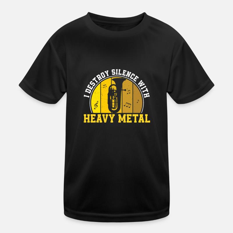 Euphonium Destroy Silence mit einem Kinder Funktions-T-Shirt