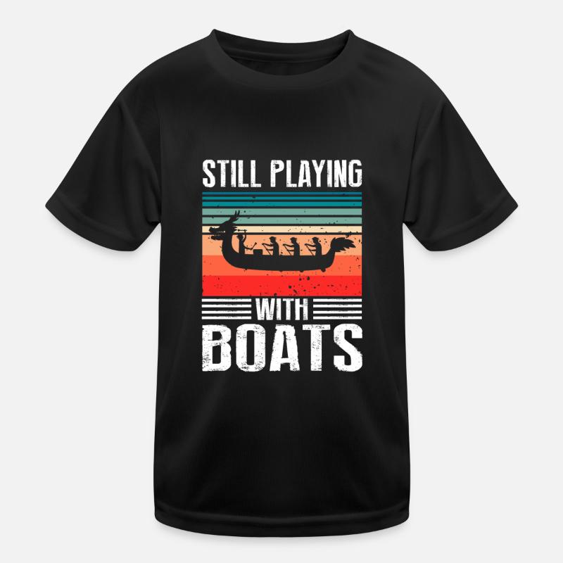 Drachenboot Trainer und Drachenboot Kinder Funktions-T-Shirt