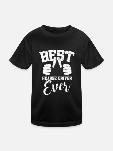 Meilleur conducteur de corbillard de tous les temps - T-shirt sport Enfant - noir - Devant