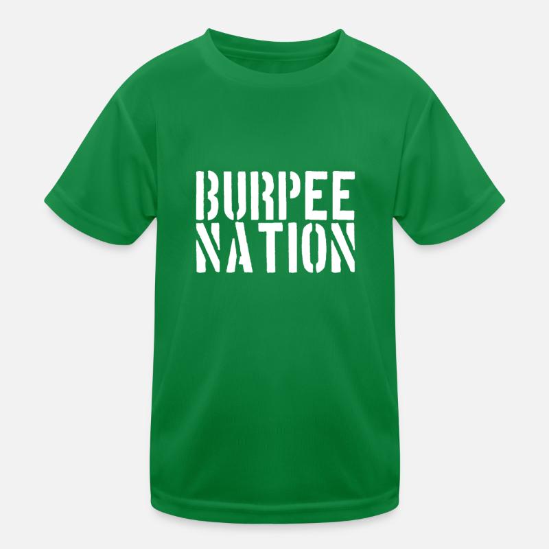 Burpees Nation Kids Functional T-Shirt