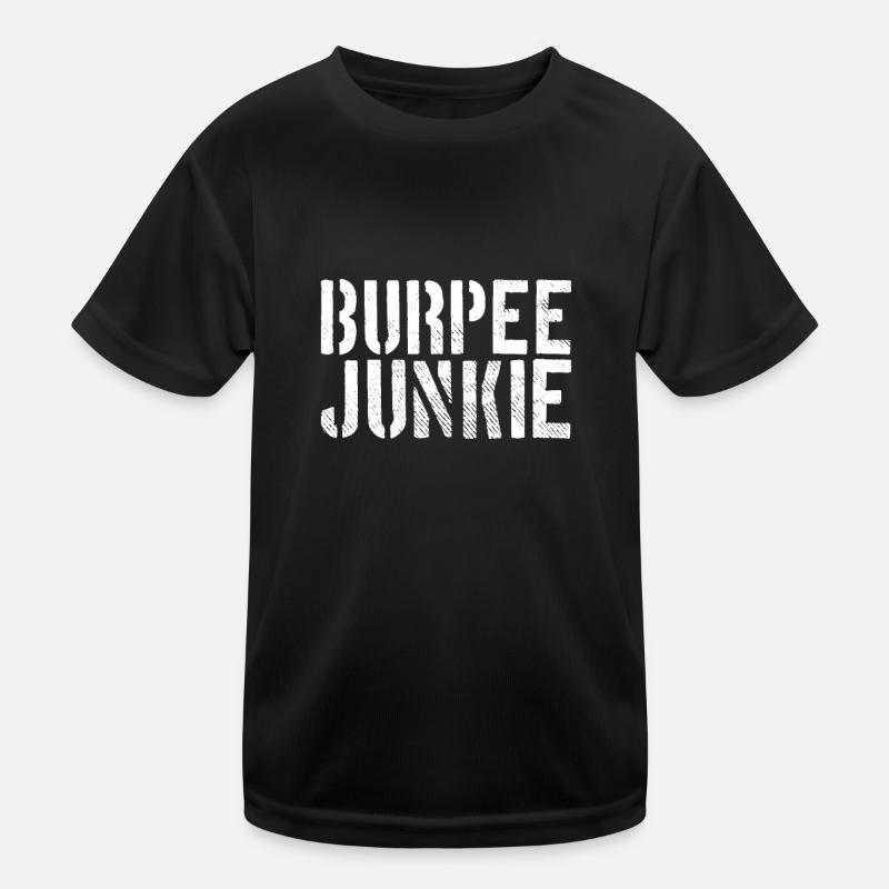 Burpee Junkie T-shirt sport Enfant