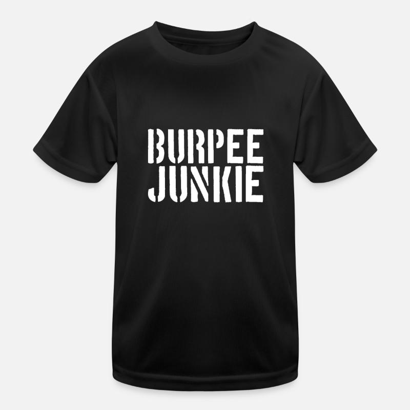 Burpee Junkie T-shirt sport Enfant