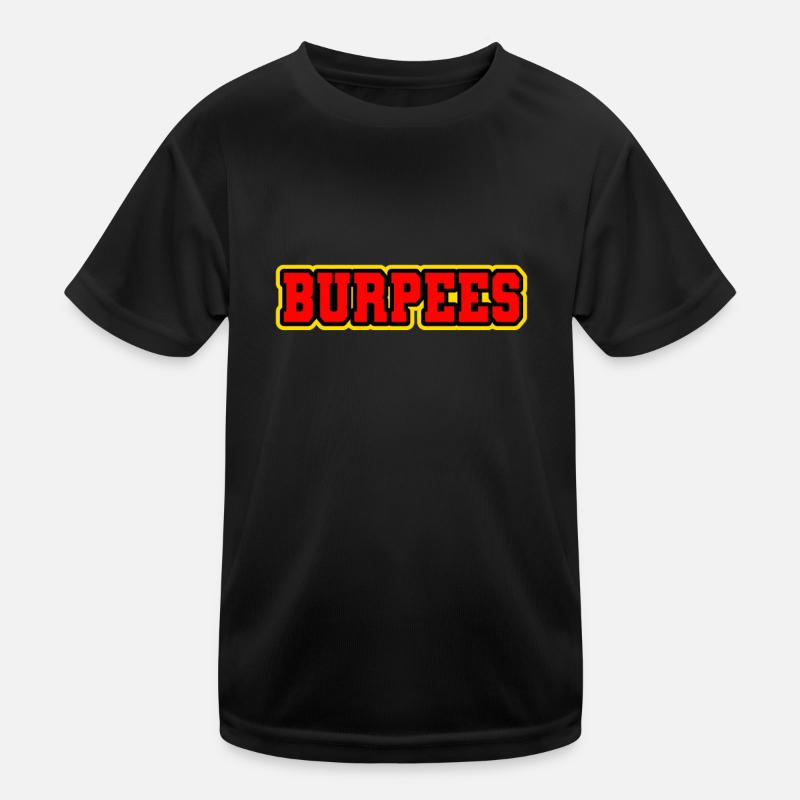 Le lettrage lumineux de Burpee T-shirt sport Enfant