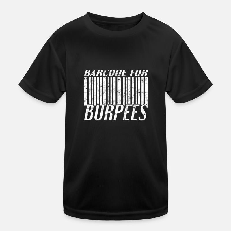 Code à barres Burpee T-shirt sport Enfant