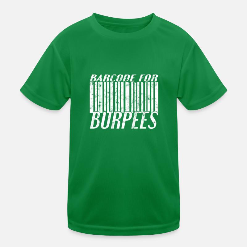 Code à barres Burpee T-shirt sport Enfant