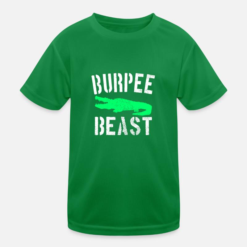Burpee Beast Kinder Funktions-T-Shirt