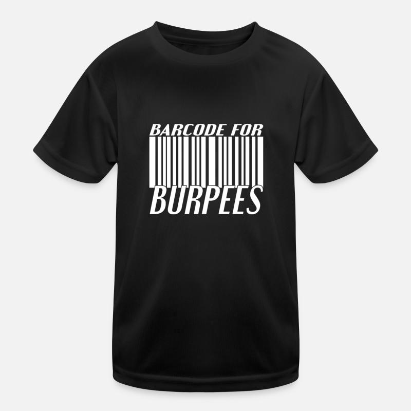 Code à barres Burpee T-shirt sport Enfant