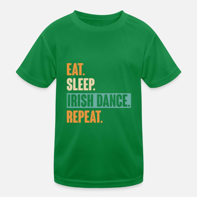 Eat Sleep Irish Dance Repeat - Danse irlandaise T-shirt sport Enfant