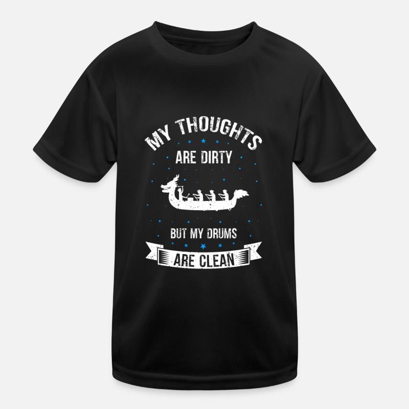 Drachenboot und Drachenboot Crew Kinder Funktions-T-Shirt