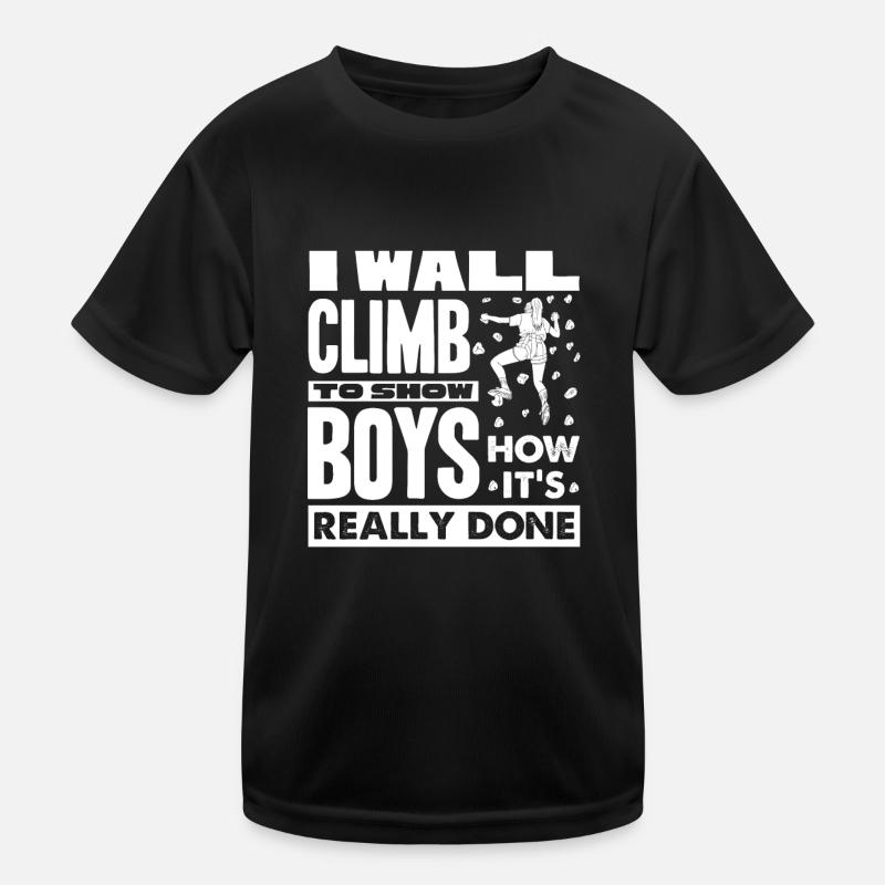 Wall climbers, wall climbers Kids Functional T-Shirt