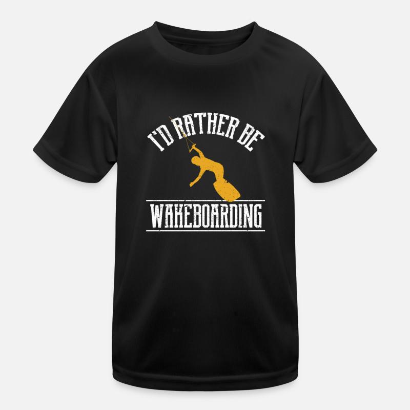 Je préfère être wakeboard drôle wakeboarder T-shirt sport Enfant