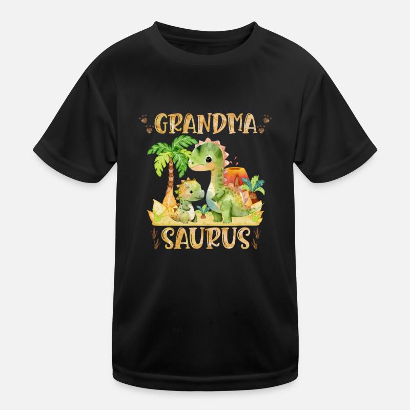 Omasaurus Dinosaurier Grandma Muttertag Granny Kinder Funktions-T-Shirt