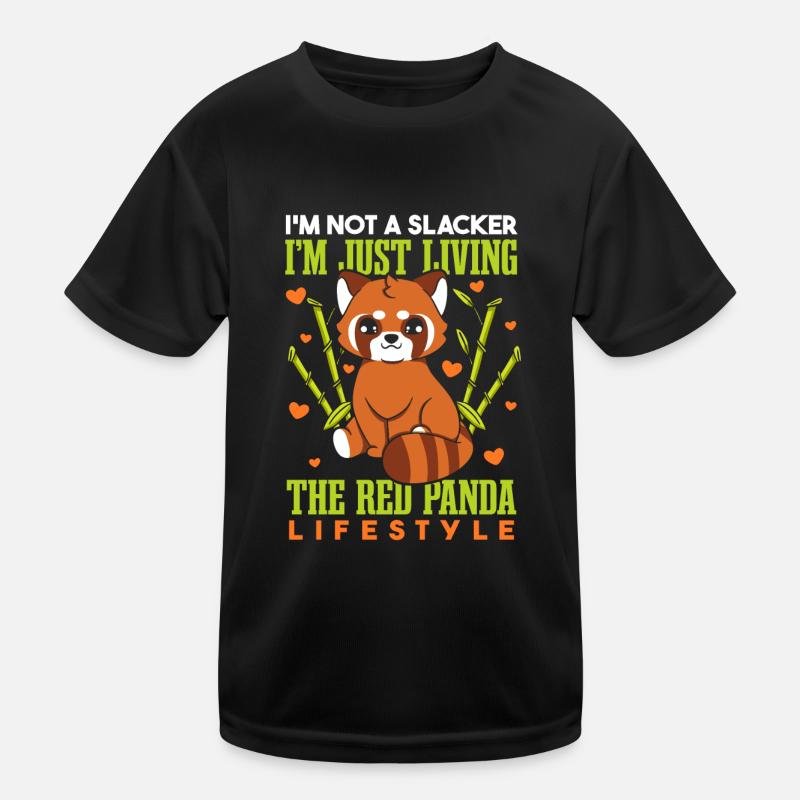 Drôle de panda roux T-shirt sport Enfant