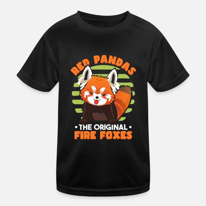 Panda roux mignon T-shirt sport Enfant