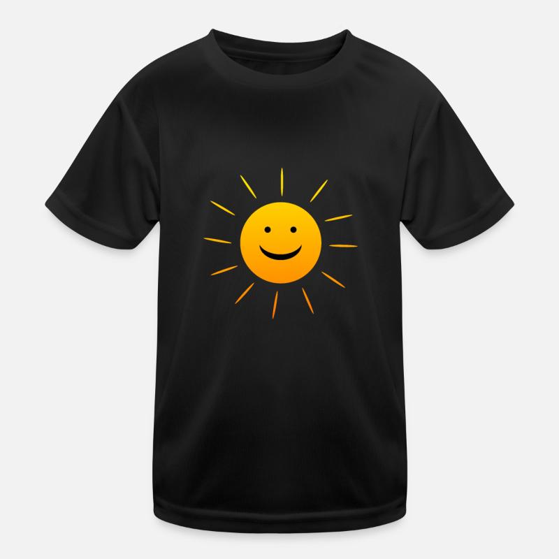 Sonne gute Laune Kinder Funktions-T-Shirt