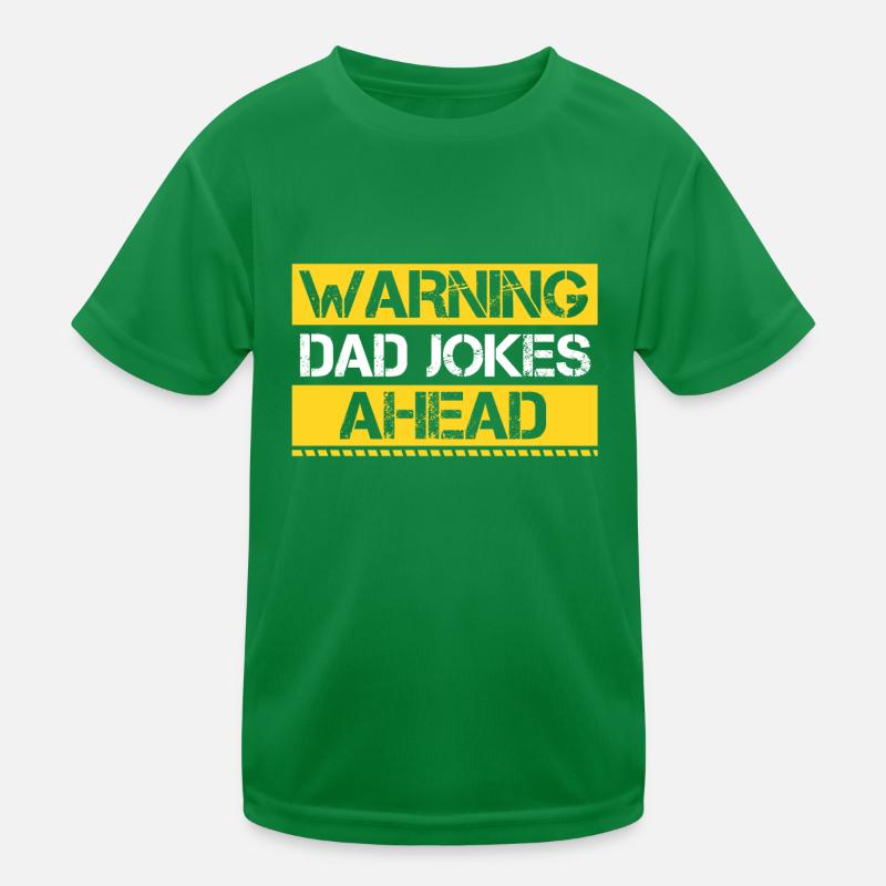 Warning Dad Jokes Ahead Gift For Father's Day T-shirt sport Enfant