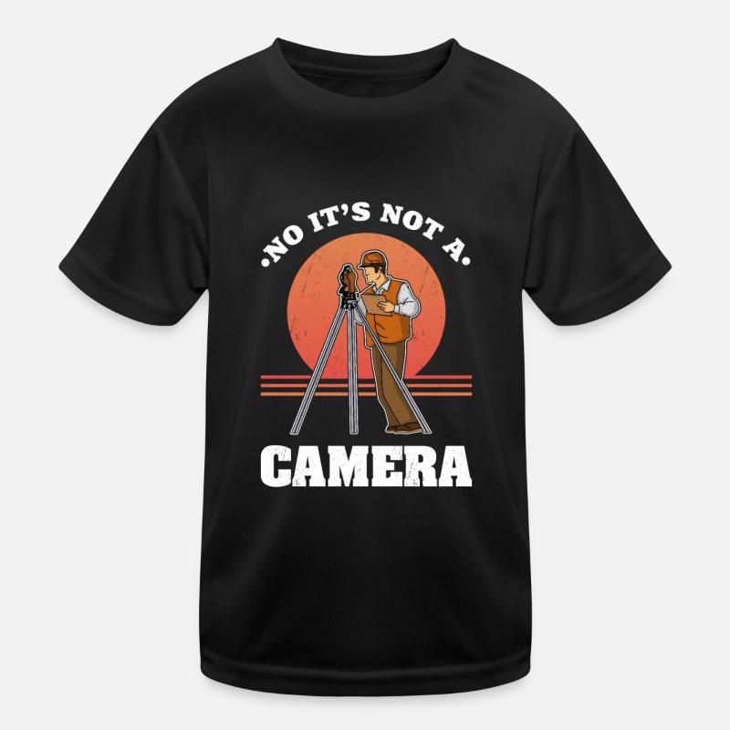 Surveyor profession Theodalite Geodesy Kids Functional T-Shirt