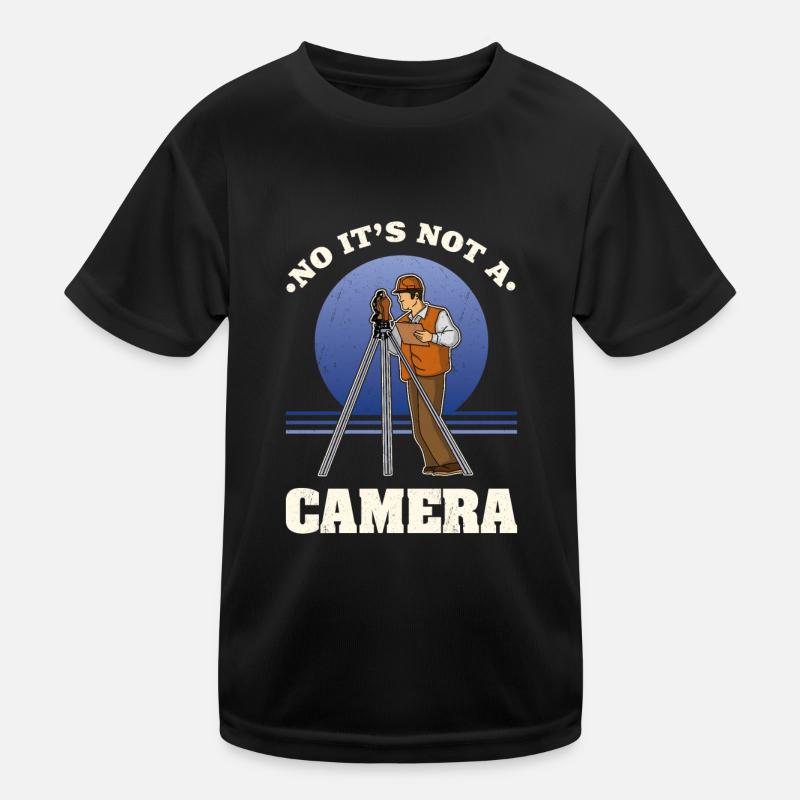 Surveyor profession Theodalite Geodesy Kids Functional T-Shirt