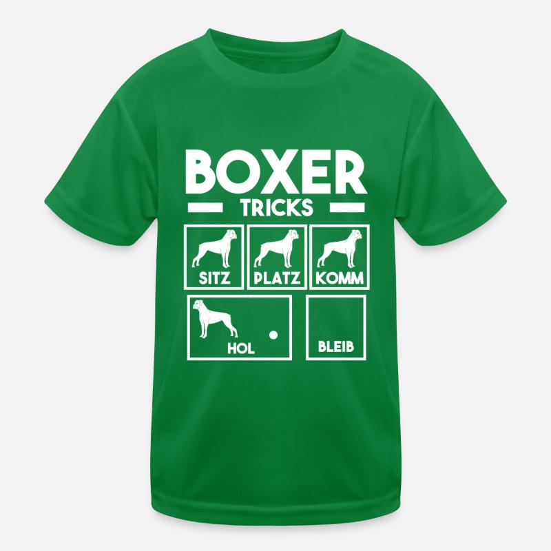 Hund Boxer Kinder Funktions-T-Shirt