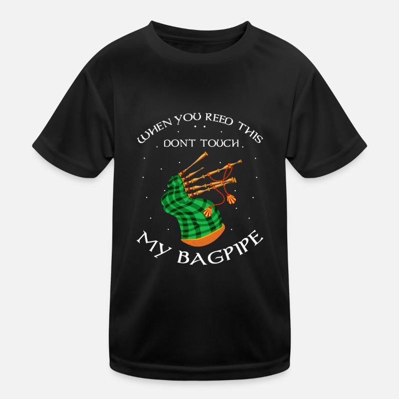 Cornemuse pour instructeurs de cornemuse et cornemuse T-shirt sport Enfant