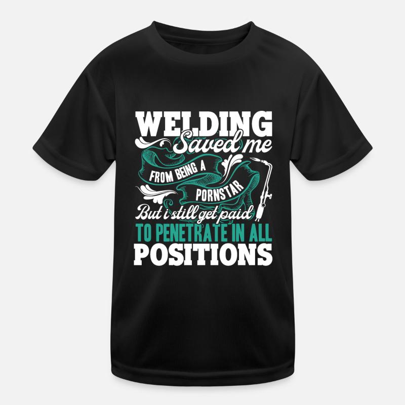 Welding Welding Save Me Kids Functional T-Shirt