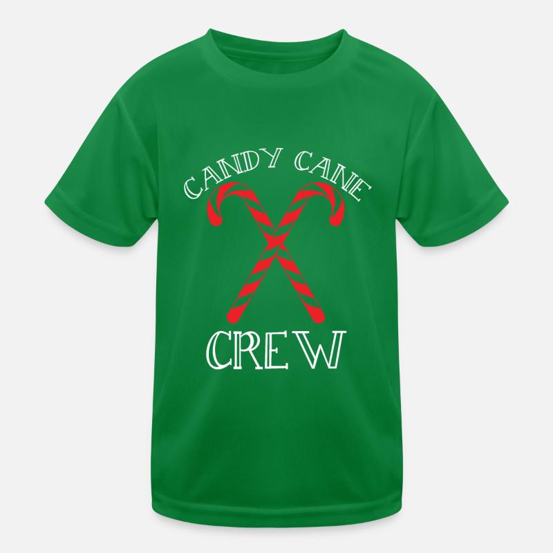 Candy Cane Crew - Weihnachten Kinder Funktions-T-Shirt