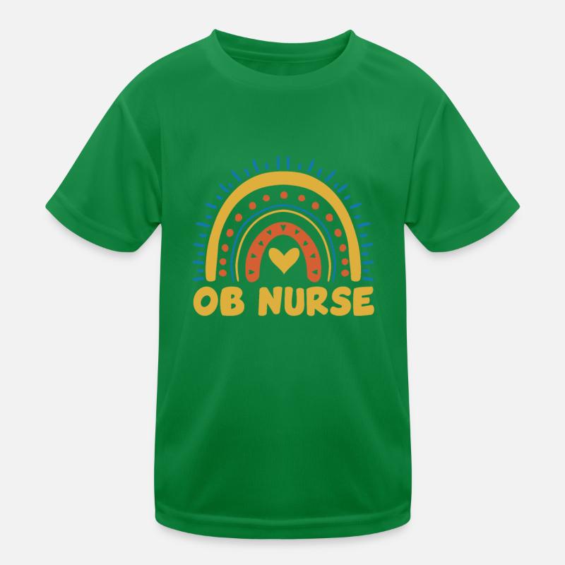 Retro Ferry Clothing Container Ship Kids Functional T-Shirt