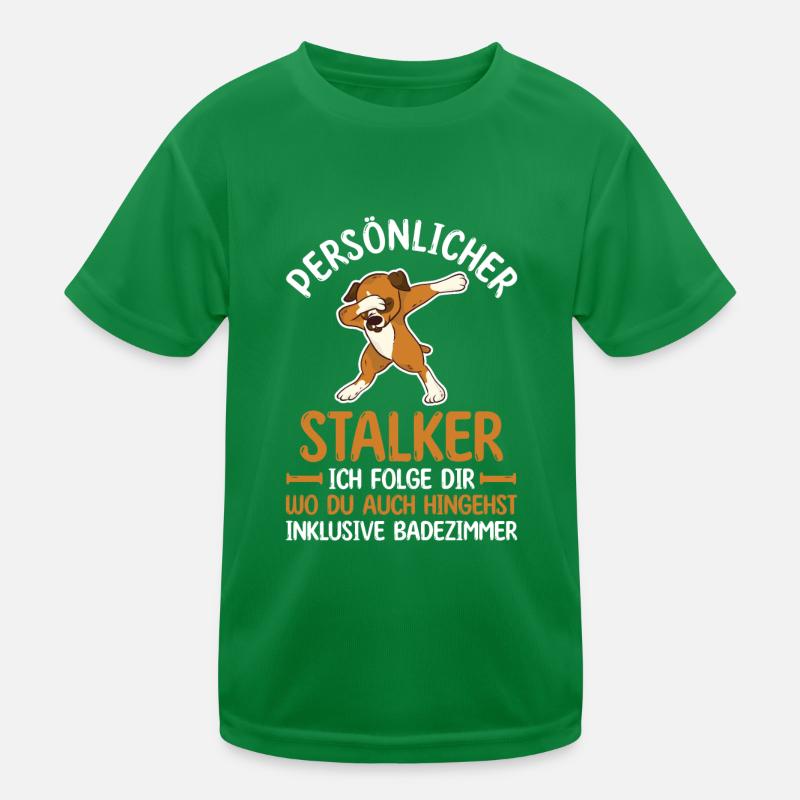 Hund Boxer Kinder Funktions-T-Shirt
