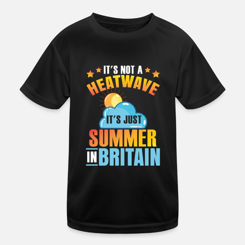 It's Just Summer In Britain Kids Functional T-Shirt
