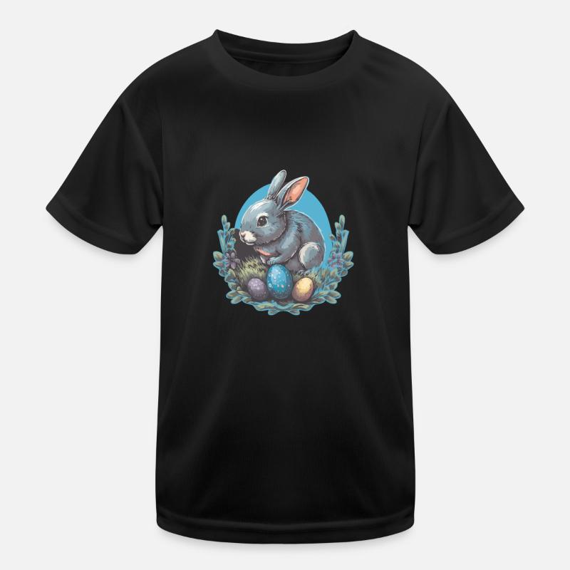 Easter Bunny Kids Functional T-Shirt