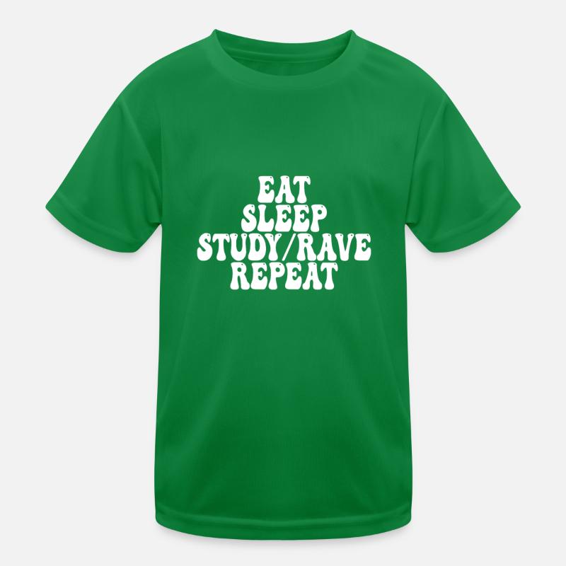 Study and Raven Kids Functional T-Shirt