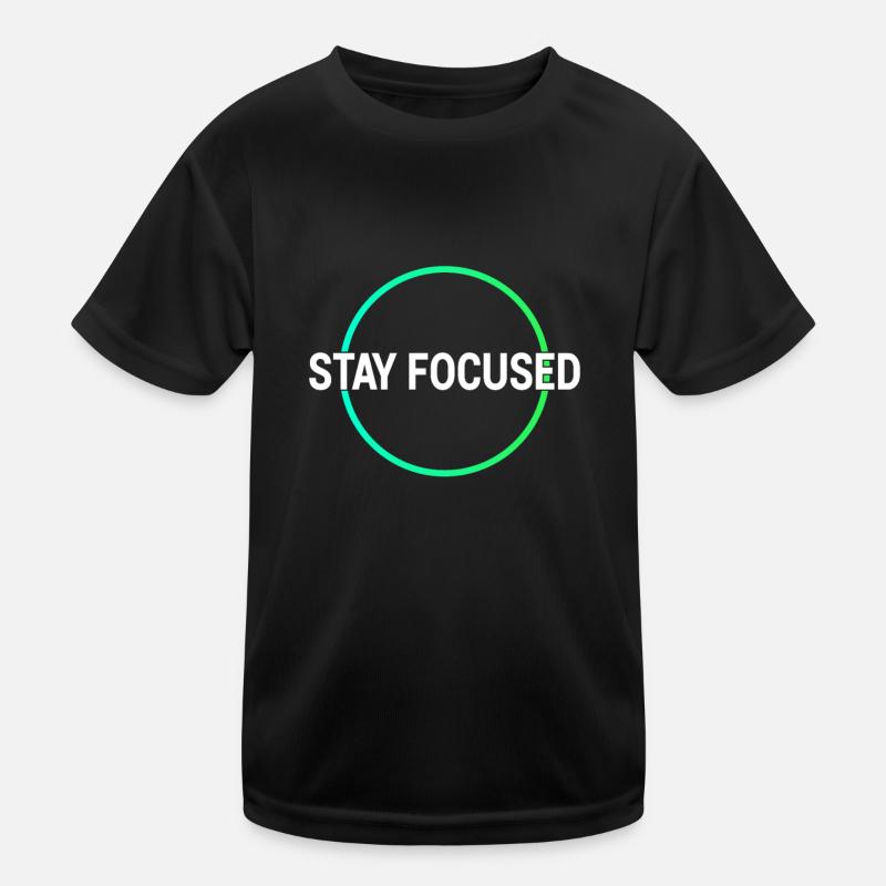 Fokus Lernen Shirt Kinder Funktions-T-Shirt