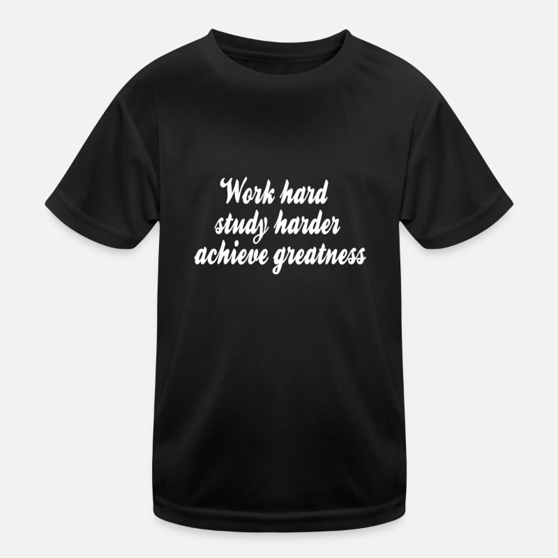 Success Motivation Saying Kids Functional T-Shirt