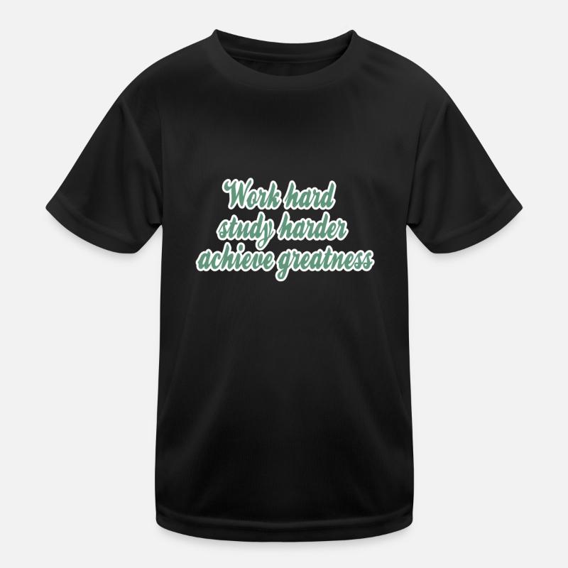 Success Motivation Saying Kids Functional T-Shirt