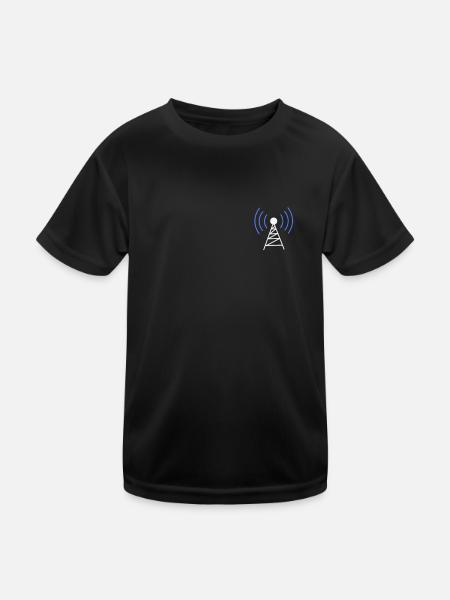 Amateur Radio Radio Funker Cadeau - T-shirt sport Enfant - noir - Devant