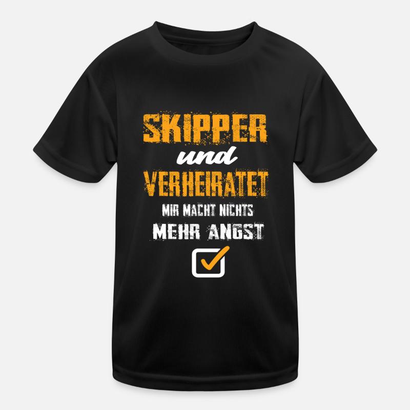Skipper Kinder Funktions-T-Shirt