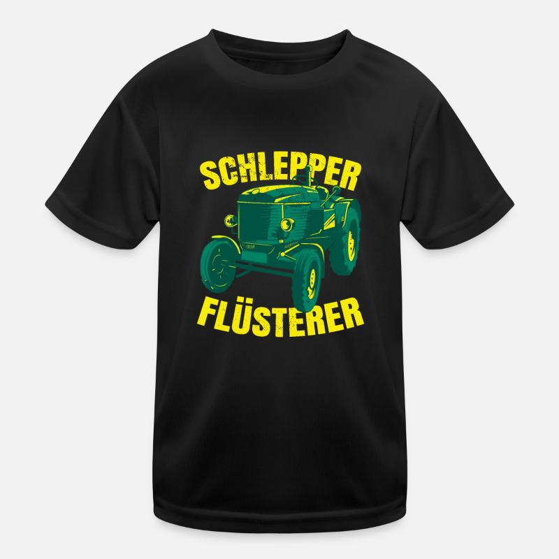 Schlepper Flüsterer Landwirtschaft Traktorfahrer Kinder Funktions-T-Shirt