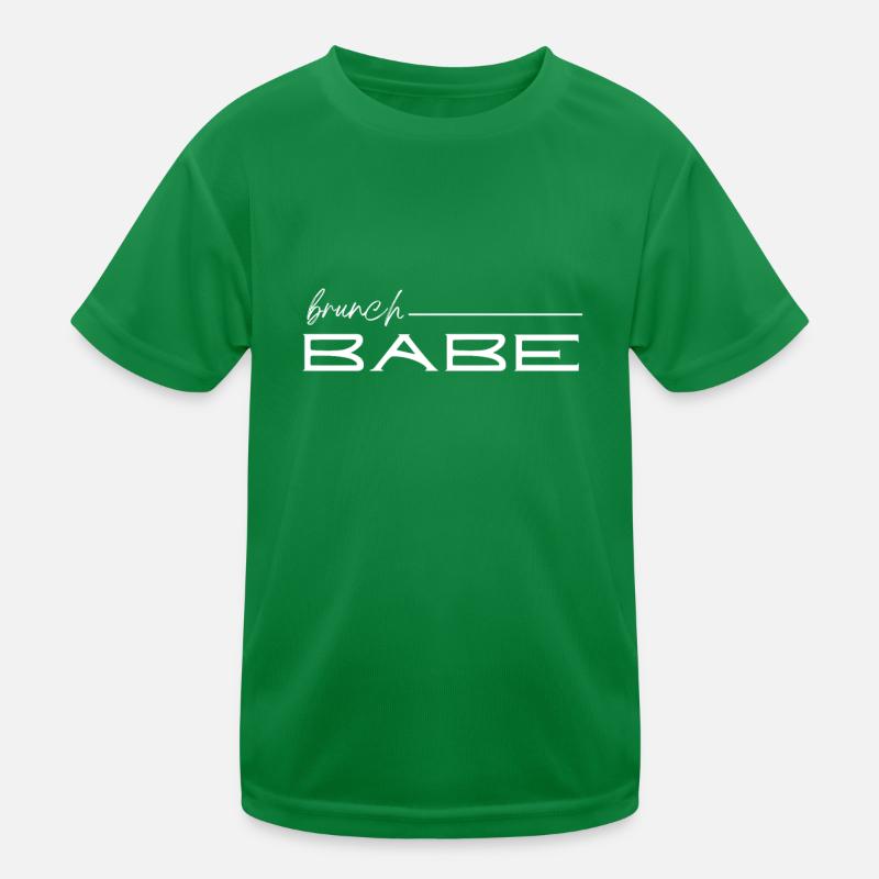 Babes Who Brunch Squat Kids Functional T-Shirt