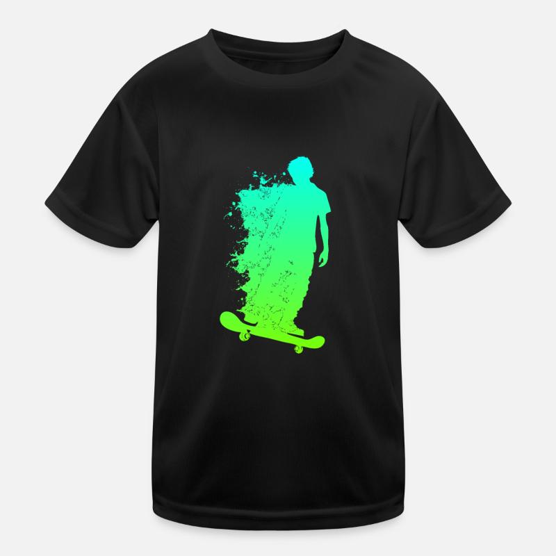 Skating skateboarders Kids Functional T-Shirt