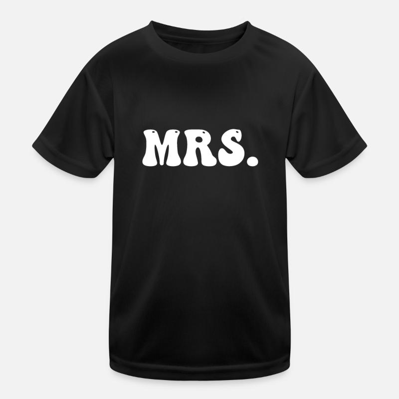 Mr. and Mrs. Partnerlook Kids Functional T-Shirt