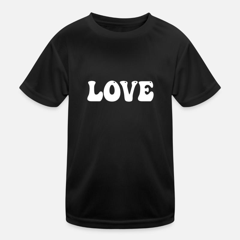 Aimer Amour amoureux T-shirt sport Enfant