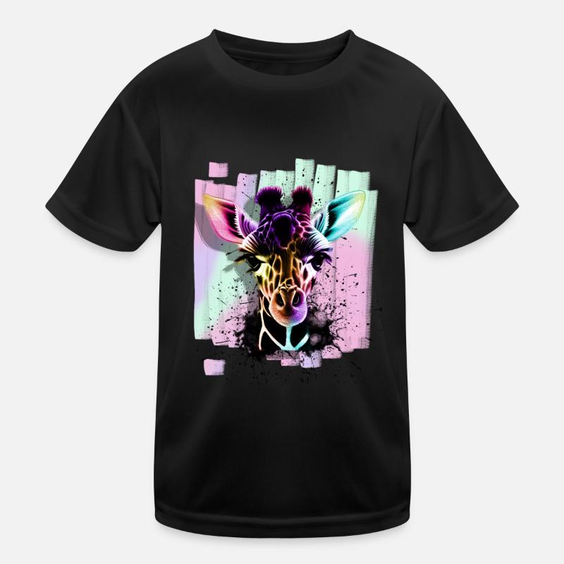 Girafe T-shirt sport Enfant