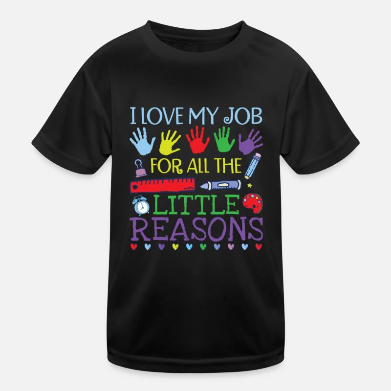 Mignon enseignante de maternelle T-shirt sport Enfant