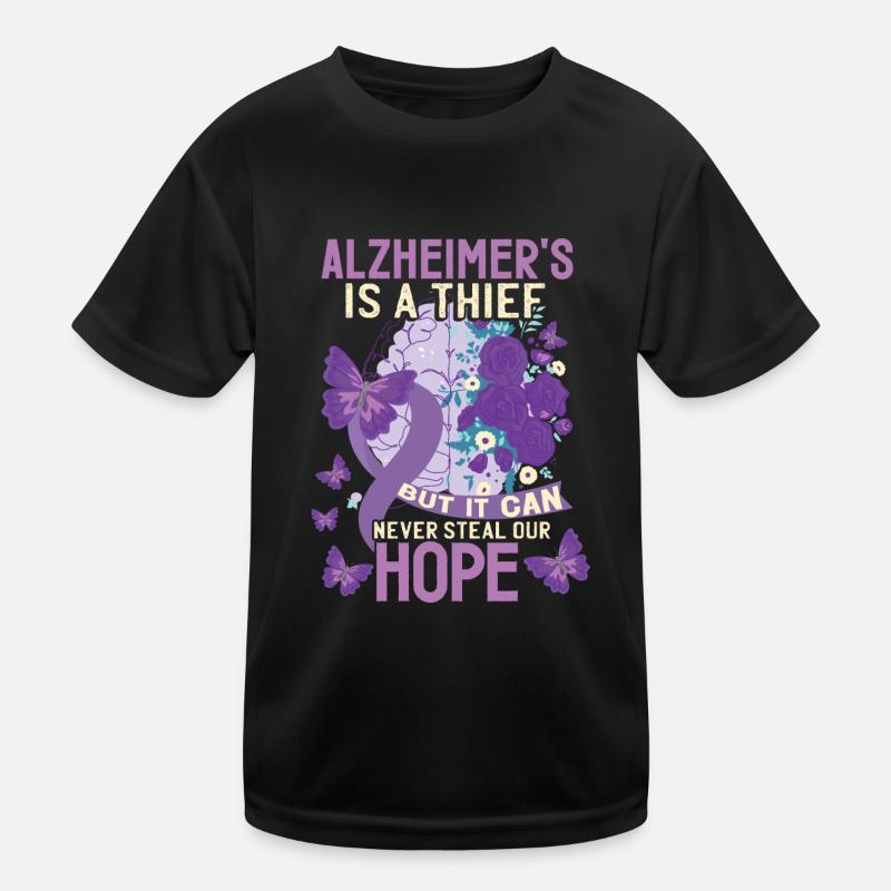 Alzheimer ist ein Dieb Kinder Funktions-T-Shirt