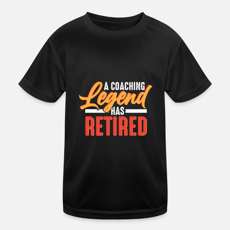 Trainerlegende Im Ruhestand 2023 Ruhestand Männer Kinder Funktions-T-Shirt