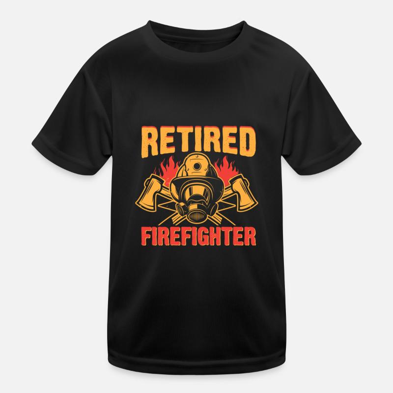 Pompier à la retraite 2023 Vie à la retraite T-shirt sport Enfant