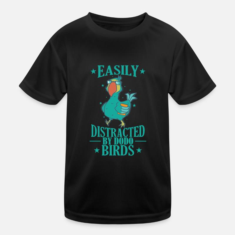 Easily Distracted by Dodo Birds Tier Kinder Funktions-T-Shirt