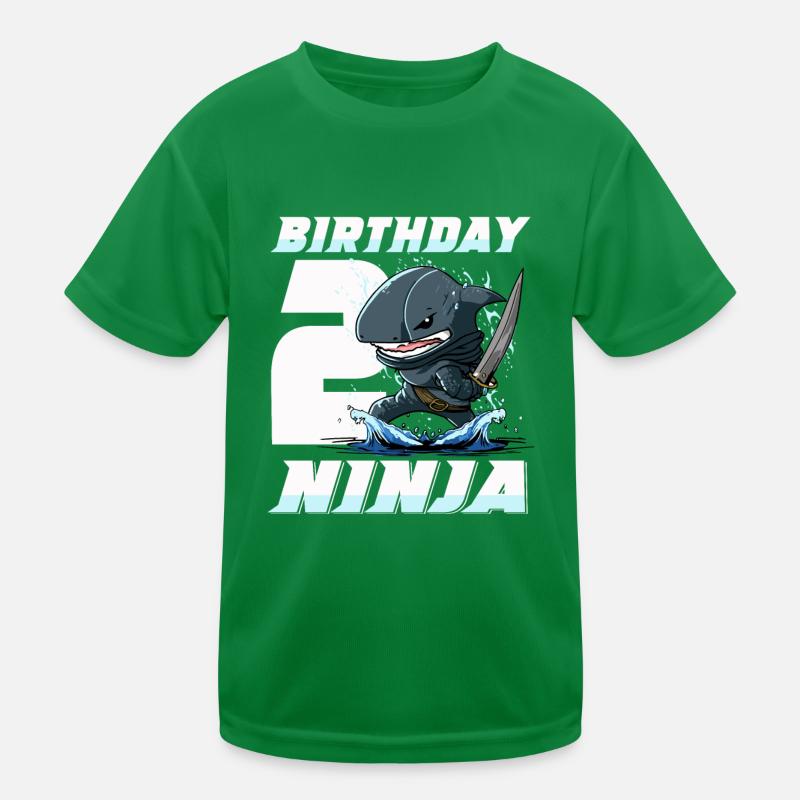 Shark Ninja I’m 2 - Action Anniversaire sous-marin T-shirt sport Enfant